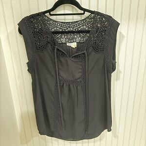 Meadow Rue short sleeve blouse